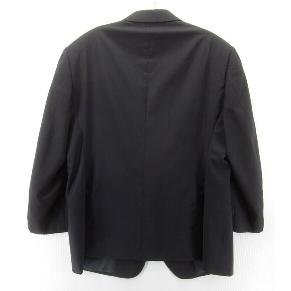 Armani Collezioni Sport Coat 44 Navy Wool Blazer Jacket 2 Button Preppy - Picture 8 of 13